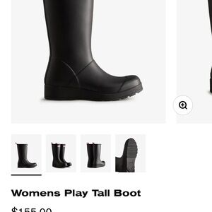 Women's Play Tall Boot - Black